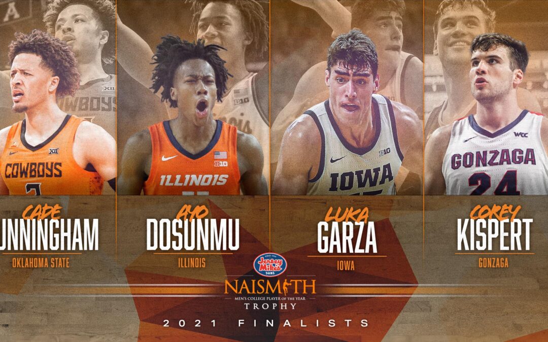Cunningham, Dosunmu, Garza and Kispert Named Finalists for the 2021 Jersey Mike’s Naismith Trophy